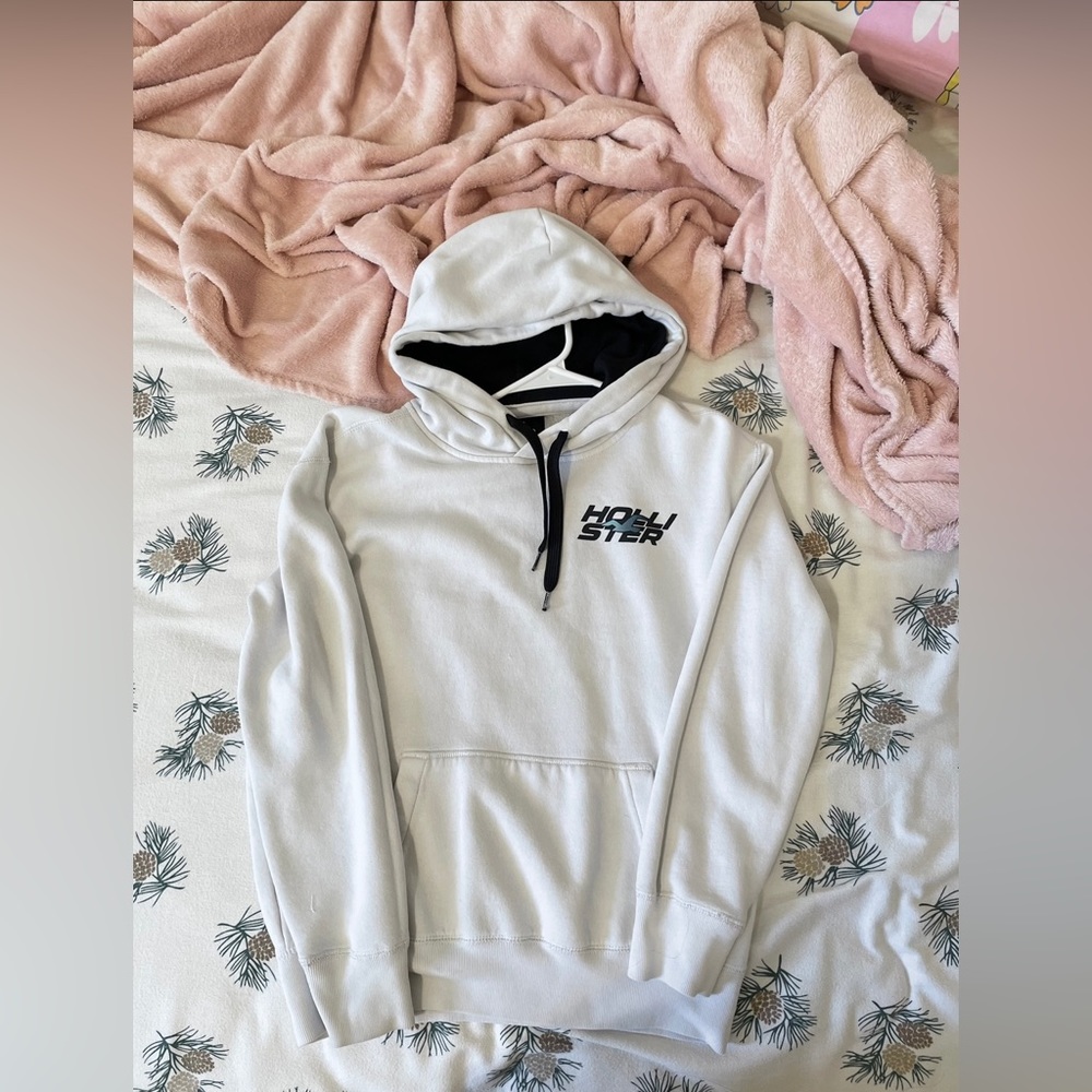 White Hollister Hoodie
